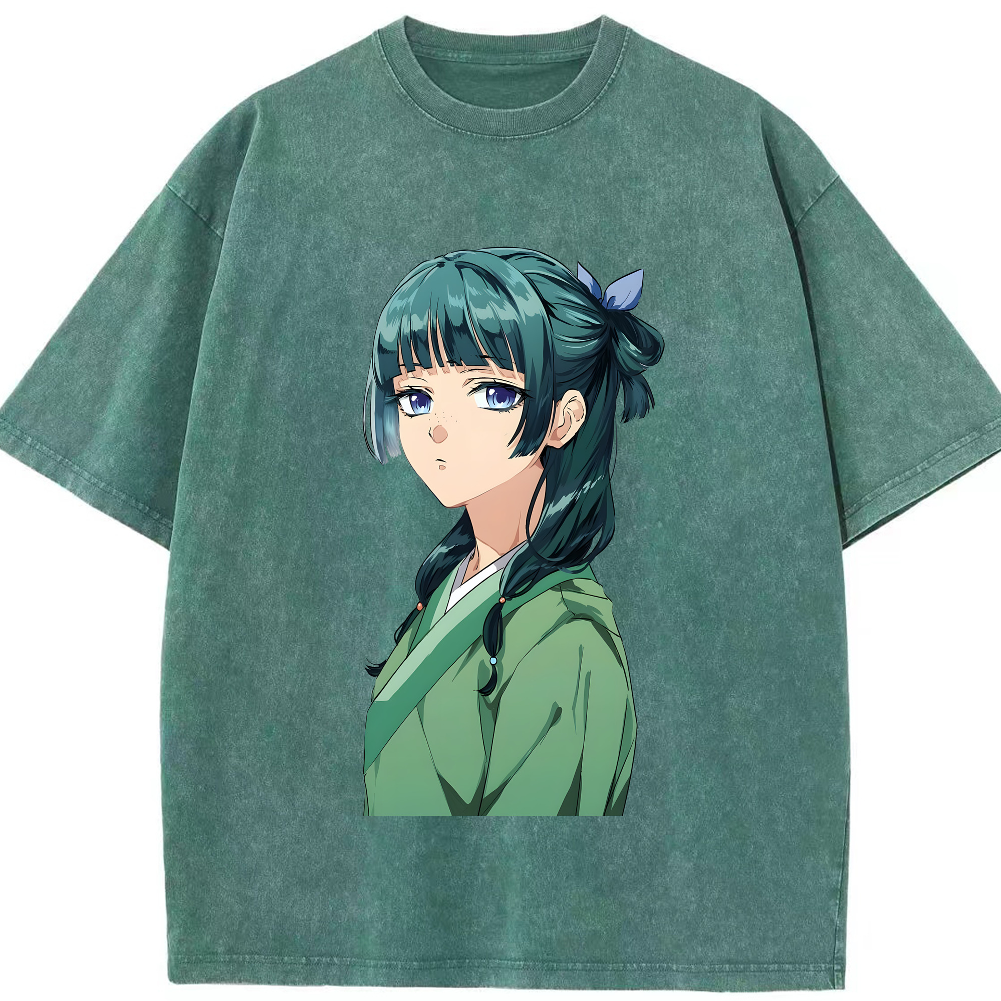 （画像用） 薬屋のひとりごと The Apothecary Diaries 綿100% ヴィンテージ風 半袖Tシャツ（フロントプリント）